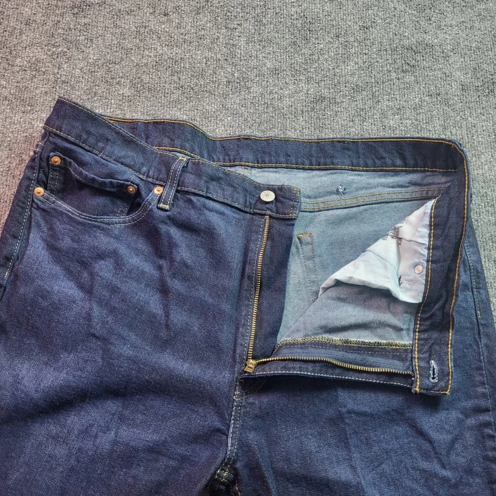 Levis 511‎ Mens Slim Fit Dark Wash Indigo Denim Jeans W42 L30